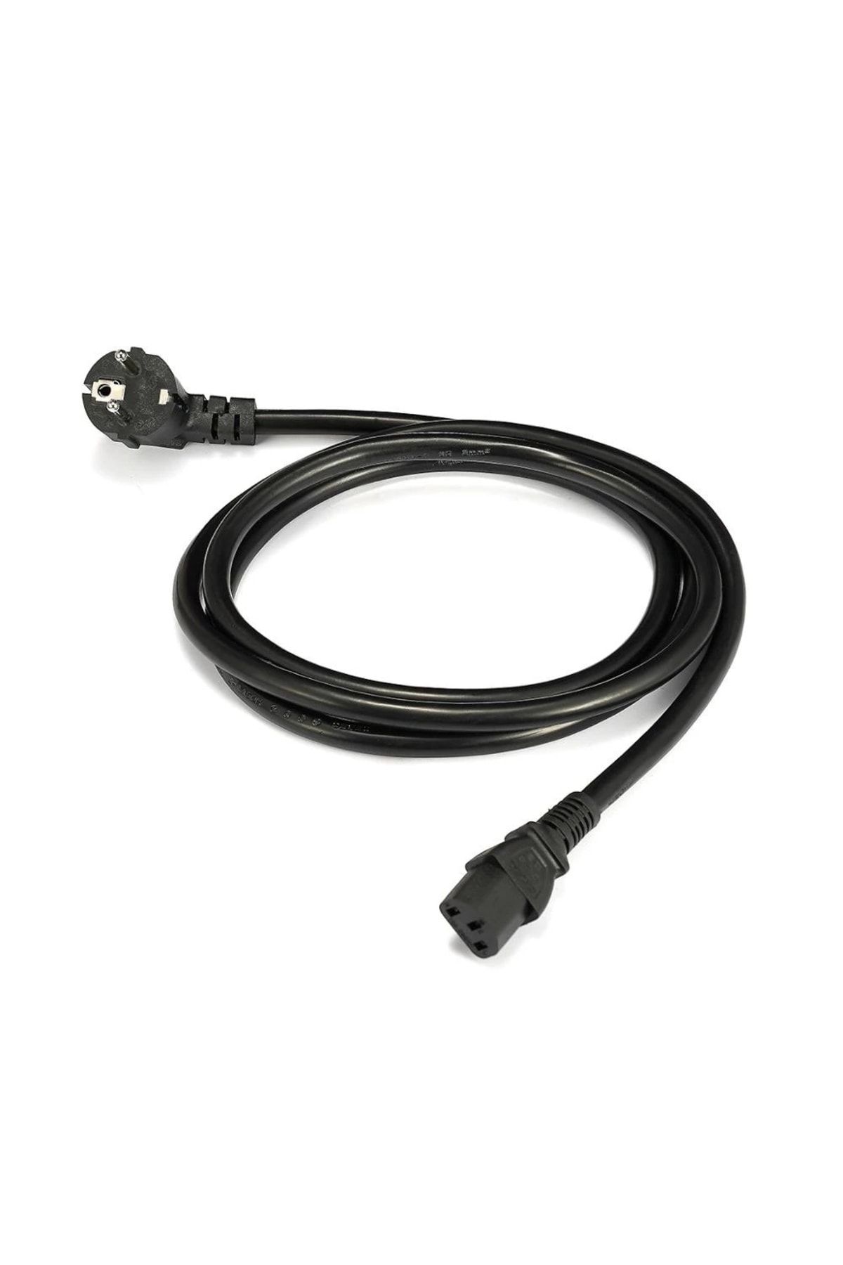 3 Metre Power Güç Kablosu C13 Iec 320 Enerji Kablosu 3m Monitör Pc Yazıcı Elektrik Kablosu