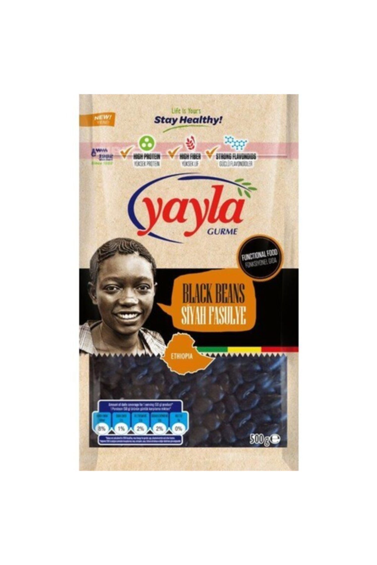 Gurme Siyah Fasulye 500 gr