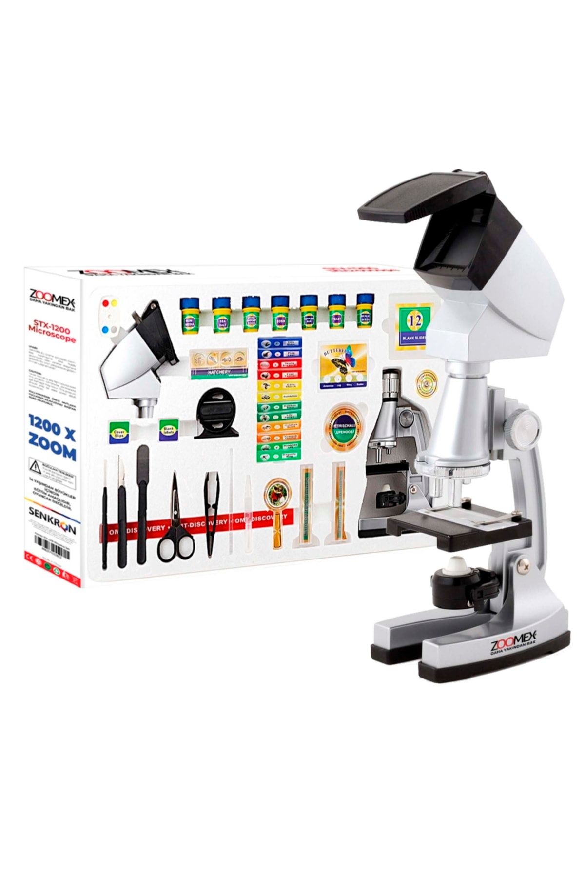 Stx-1200 Mikroskop Seti - Eğitici Ve Öğretici - Geleceğin Bilim Insanı Olun!!!