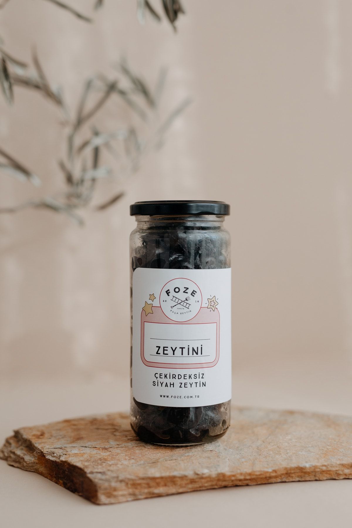 Çekirdeksiz Çocuk Zeytini - Siyah 300 Gr