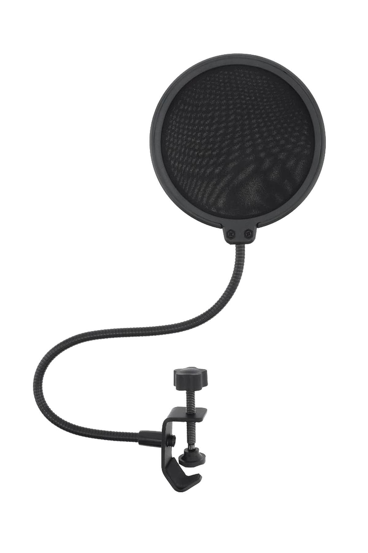 Stüdyo Mikrofon Pop Filtre - Pop Filter Gürültü Engelleyici