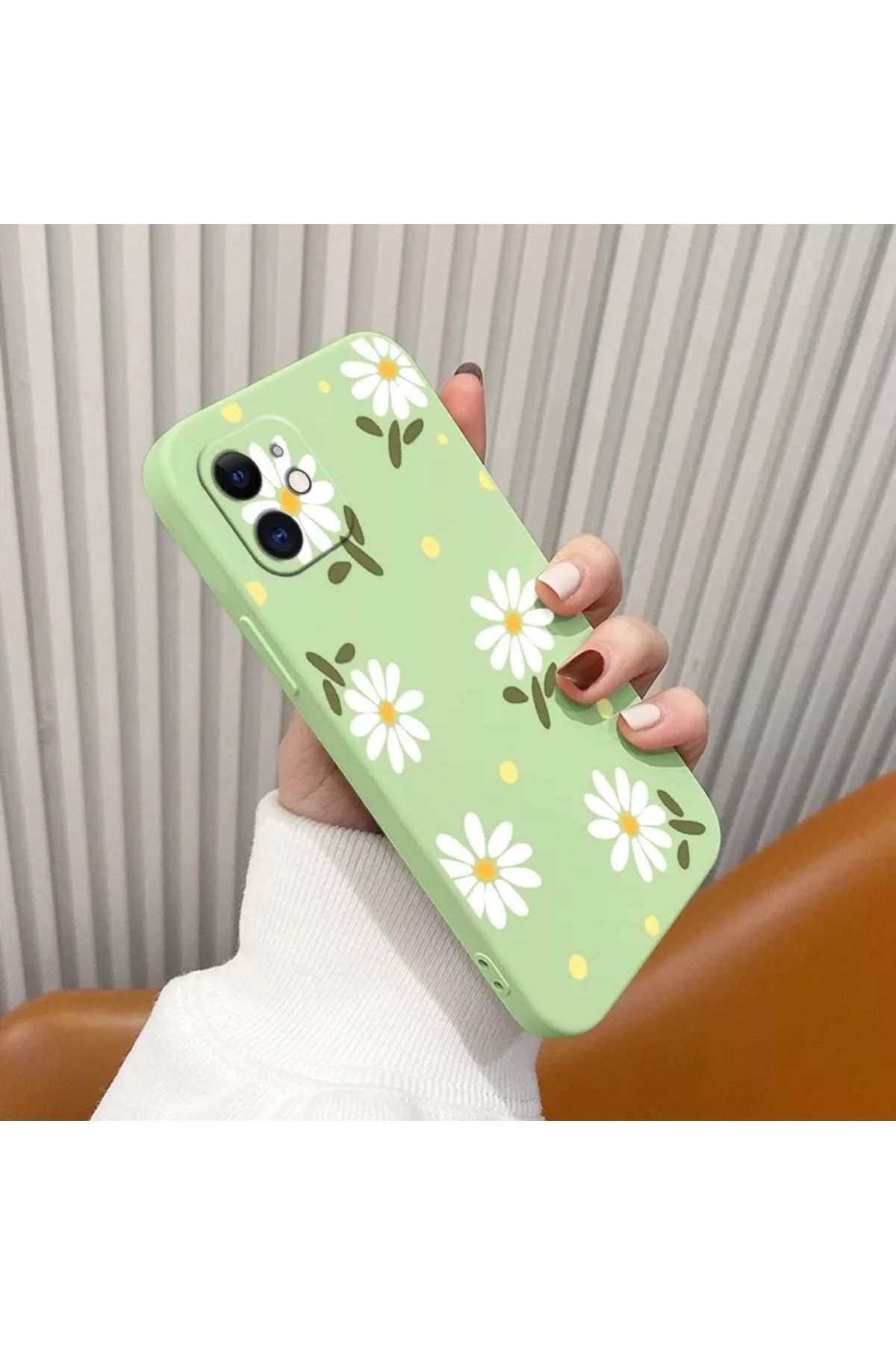 Iphone 11 Uyumlu Papatya Desenli Kılıf