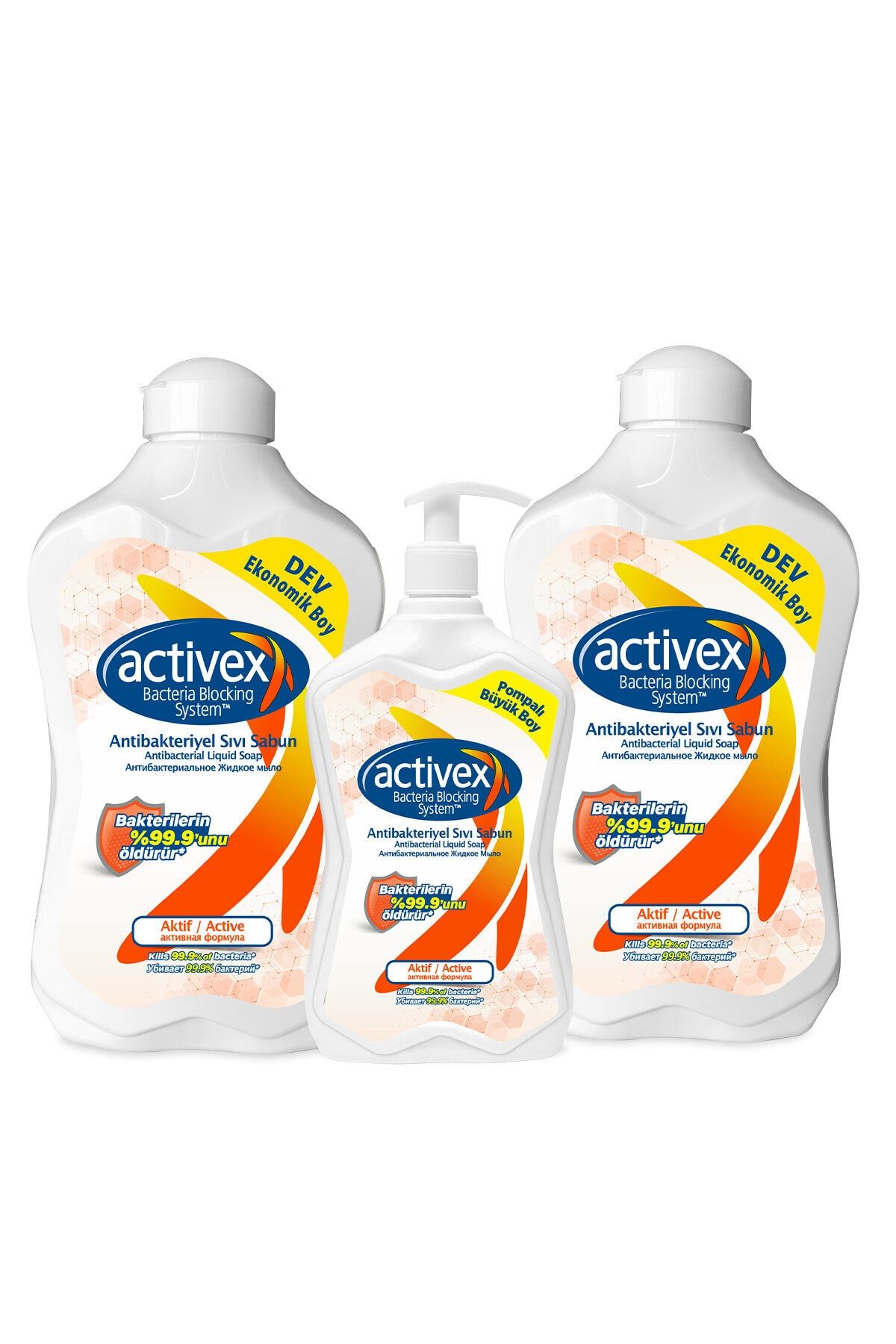 Antibakteriyel Sıvı Sabun Aktif 1,5+1,5+700ml