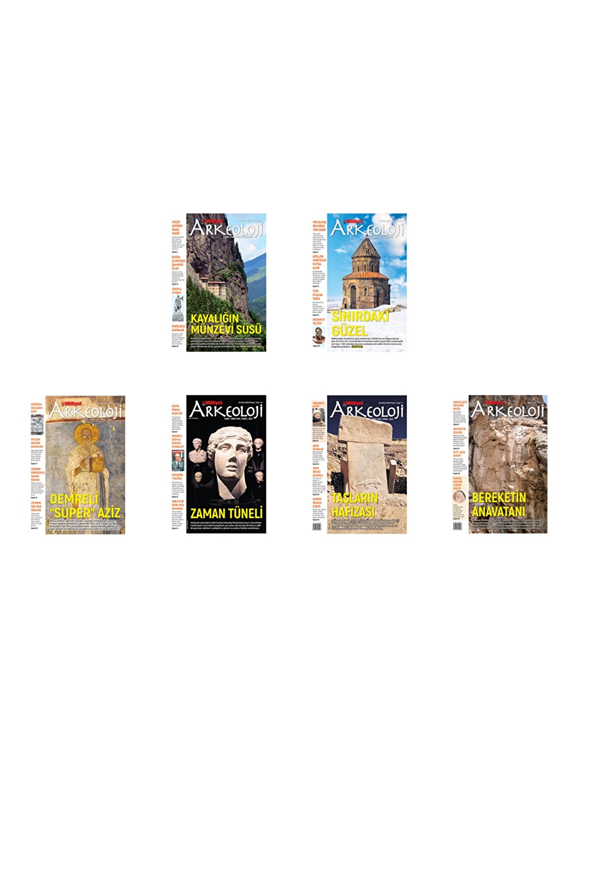 Milliyet Arkeoloji Dergisi 6’lı Set (7-12)
