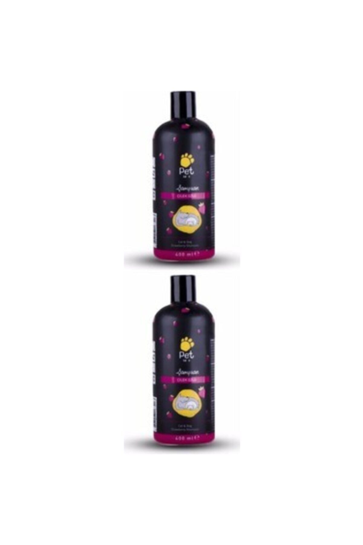 Kedi & Köpek Şampuanı Çilek Kokulu 400 Ml X 2 Adet