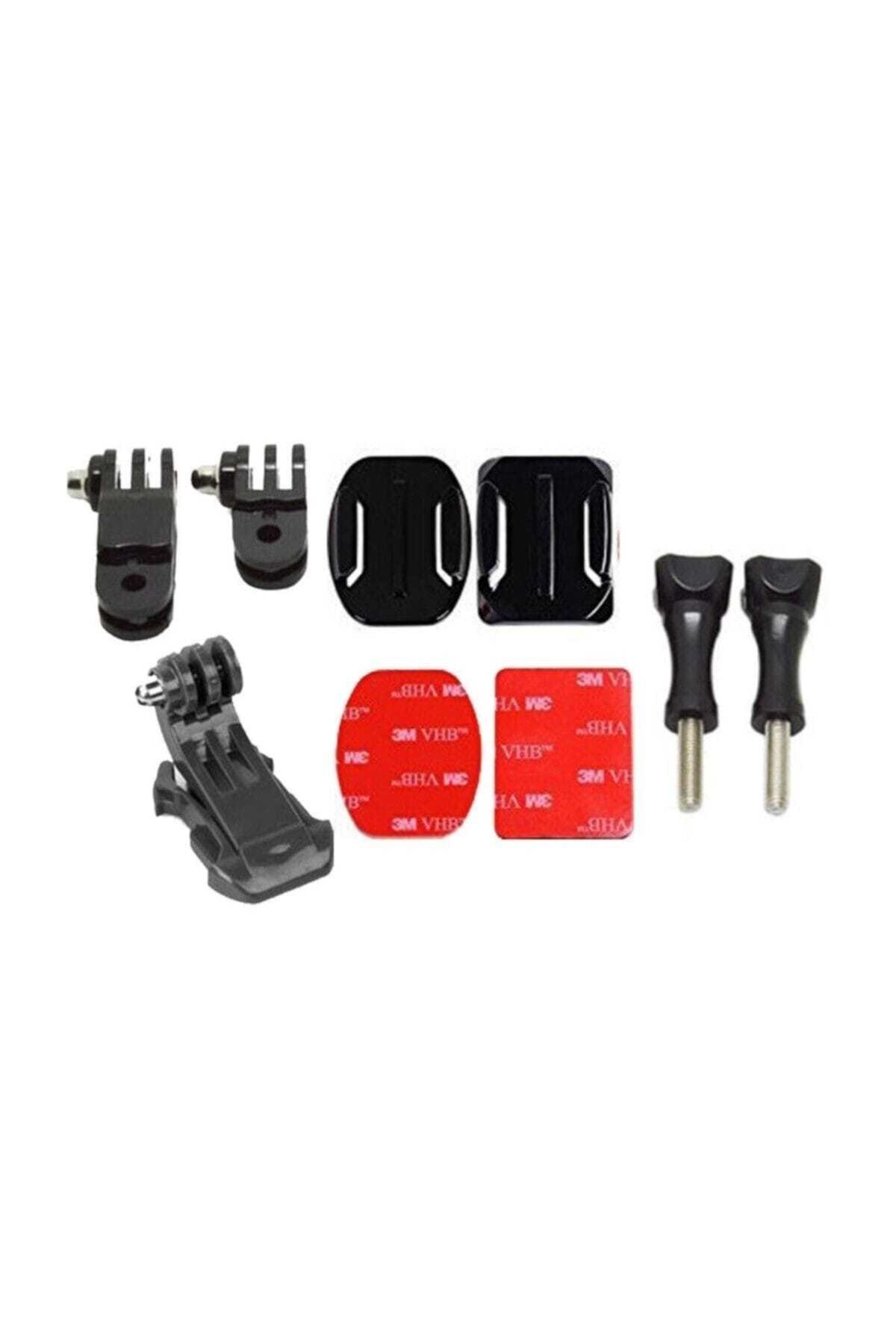 Aksiyon Kamera Kask Bağlantı Aparatı Seti -