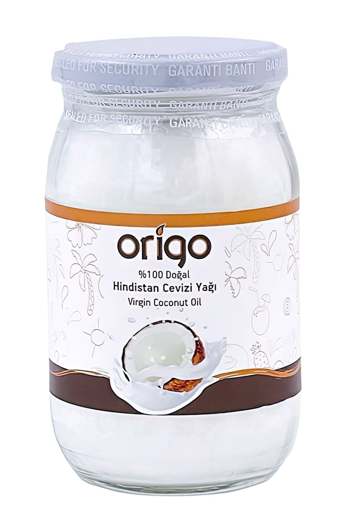 330 ml Saf Hindistan Cevizi Yağı (SOĞUK SIKIM) Sertifikalı Cam Kavanoz 🥥