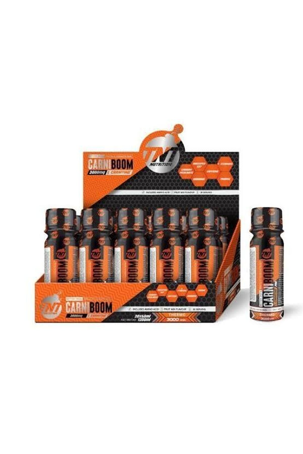 Tnt Carniboom L-carnitine 3000 Mg 60 Ml X 20 Adet Carniboom