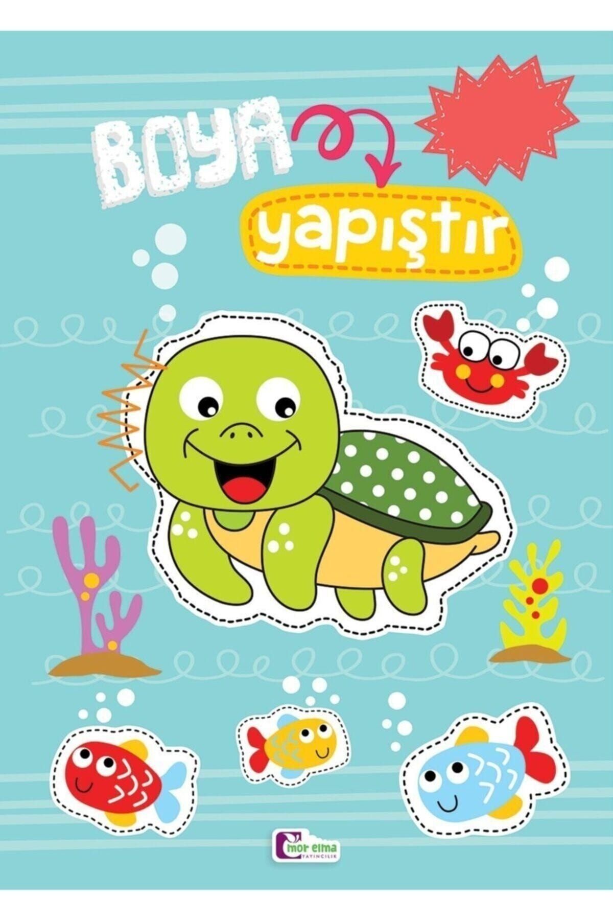 Boya Yapıştır 32 Adet Çıkartmalı Boyama Kitabı