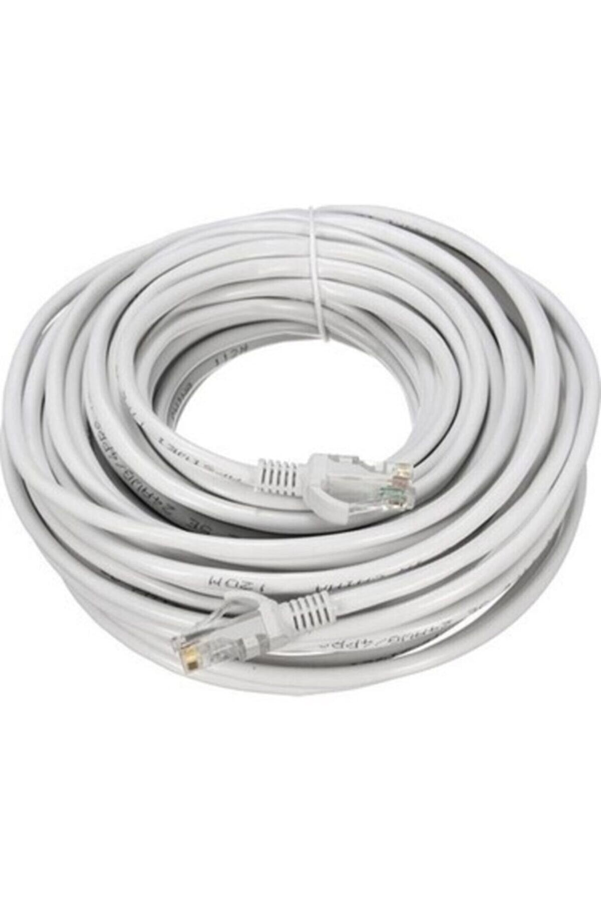 10mt 10 Metre Cat6 Tv Plus Fiber Adsl Modem Bilgisayar Arası Ethernet Internet Kablosu