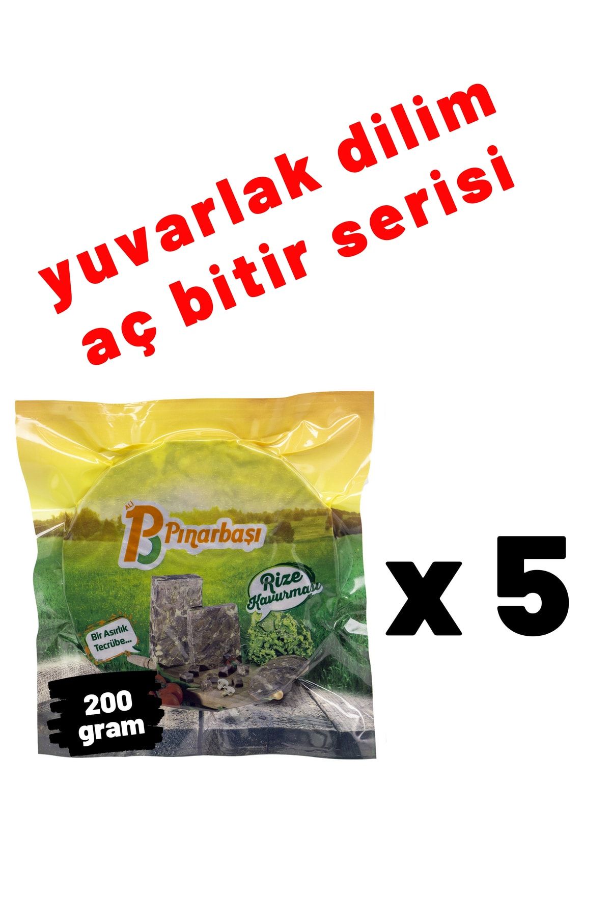 Odun Ateşinde Hakiki Rize Kavurması Yuvarlak Dilim Aç Bitir 200 Gram 5'li