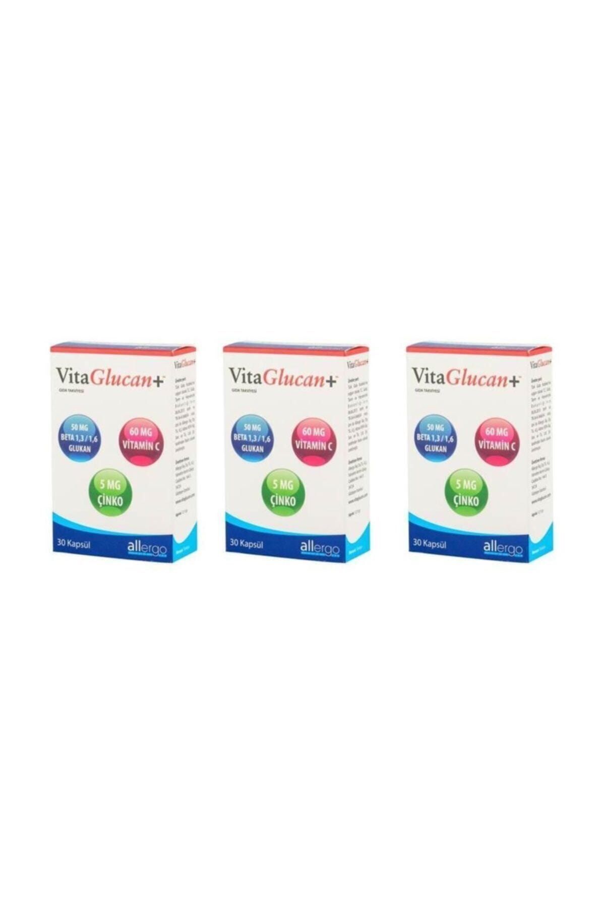 Vitaglucan Beta-glucan 30 Kapsül 3 Kutu