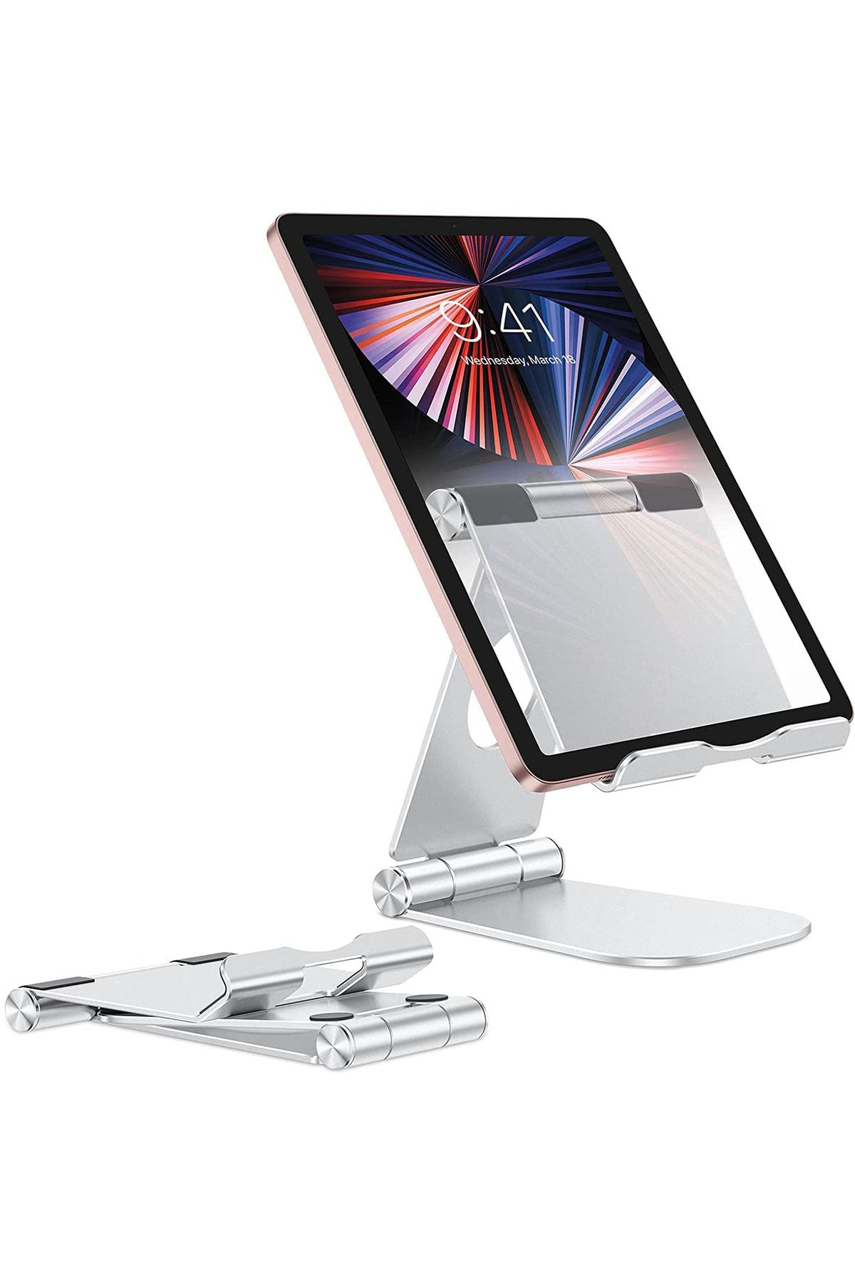 T4-2 Alüminyum Açısı Ayarlanabilir Büyük Ipad Tablet Standı