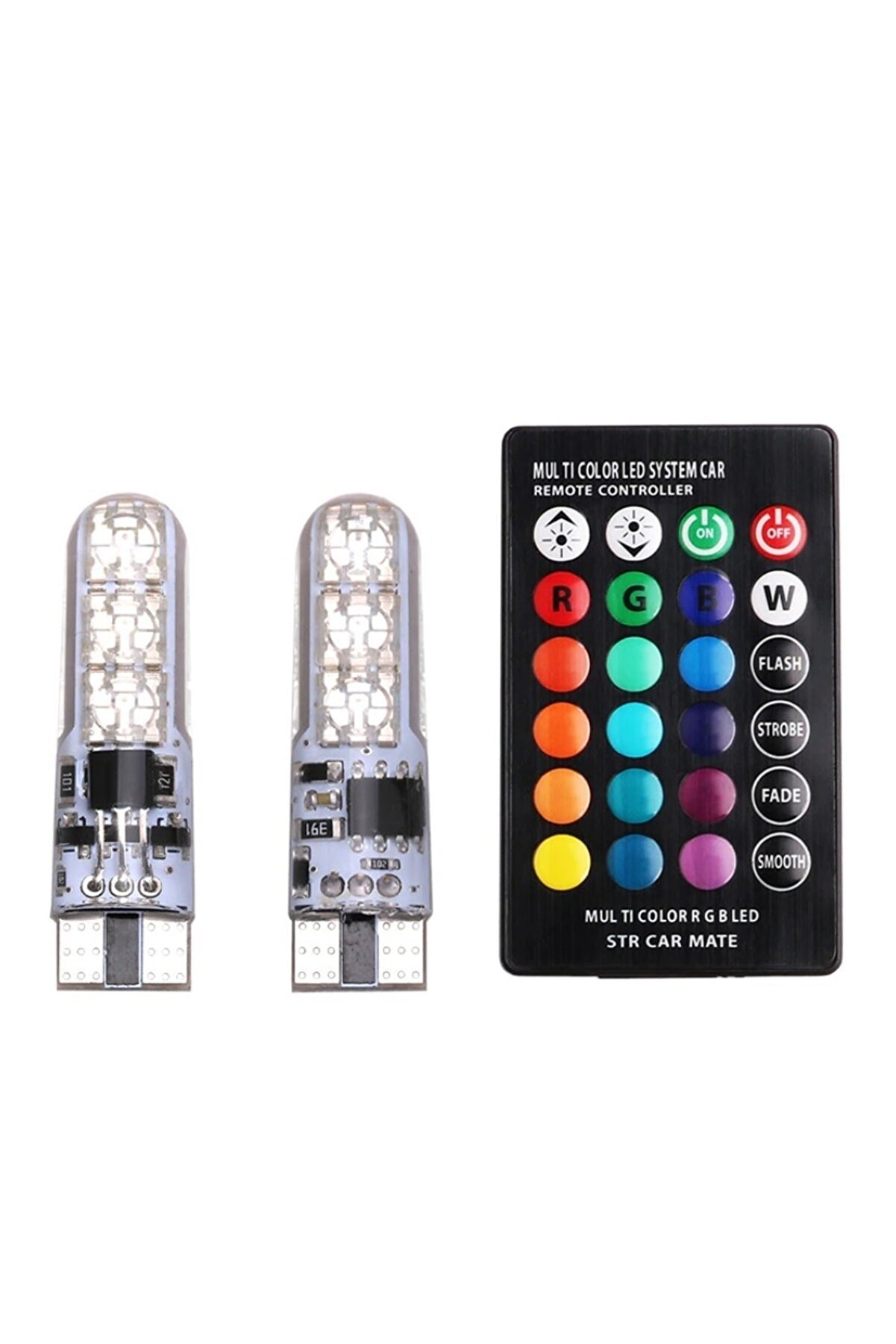 Kumandalı Park Lambası Park Ledi T10 Dipsiz Ampul