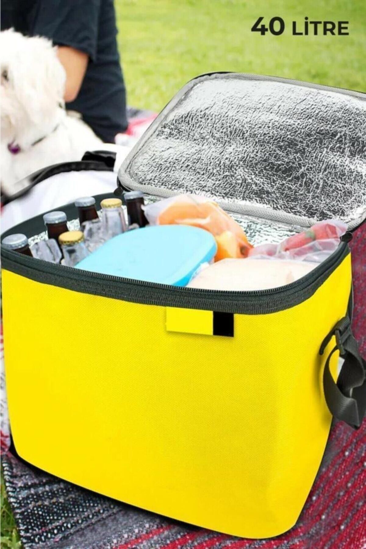 Termal Çanta Termos Çanta Piknik Kamp Çantası Sıcak Ve Soğuk Tutan Çanta 40 Litre