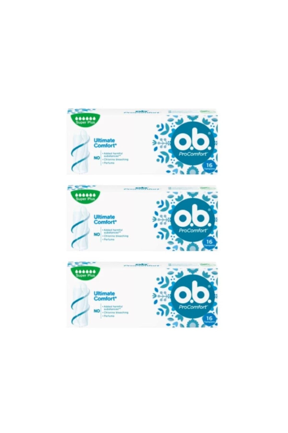Procomfort Tampon Süper Plus 16'lı 3 Paket (toplam 48 Adet)