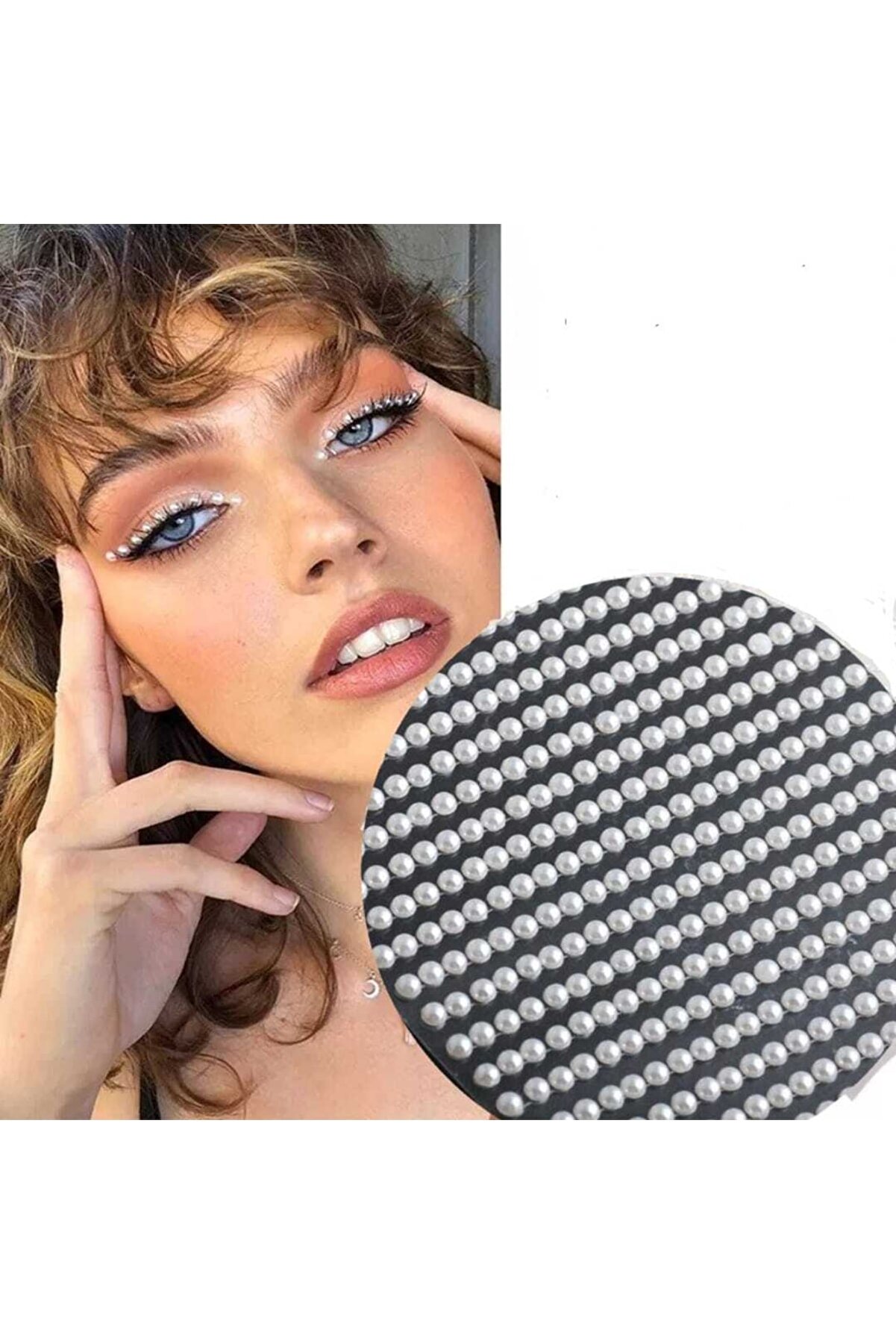 Vintage 100 Adet Inci Model Yüz Ve Vücut Taşı Sticker Taş