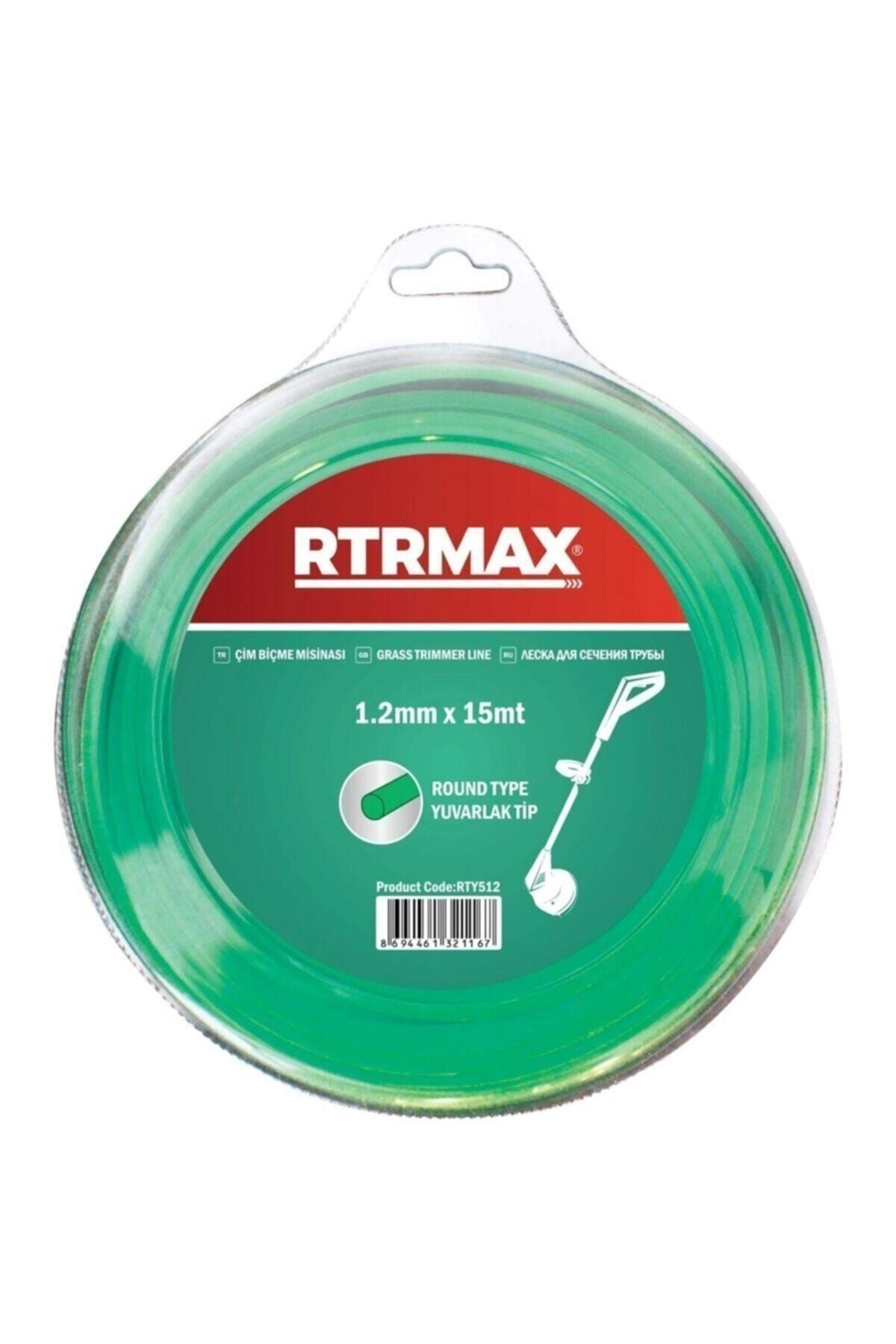 Bahçe Ot Tırpan Misinası Yuvarlak- Rty 512 Misina Yeşil 1,2 Mm-15 Metre Minik
