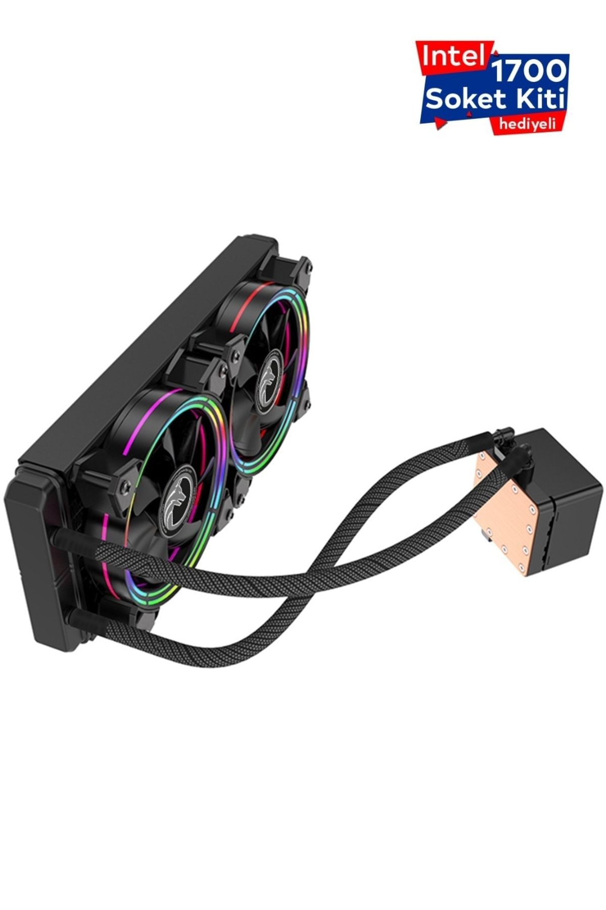 Hydra 240mm Rgb Style Amd Intel Uyumlu Işlemci Sıvı Soğutma Sistemi (lga 1700 Pin Kit Hediyeli)