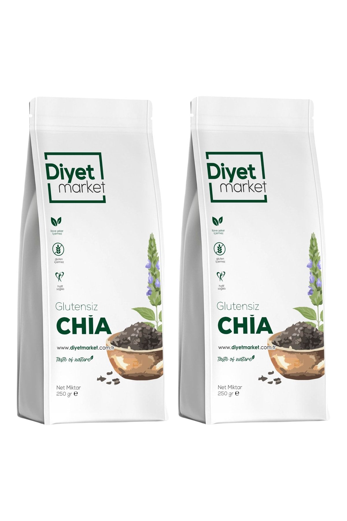 Glütensiz Chia Tohumu 250 Gr > 2 Paket
