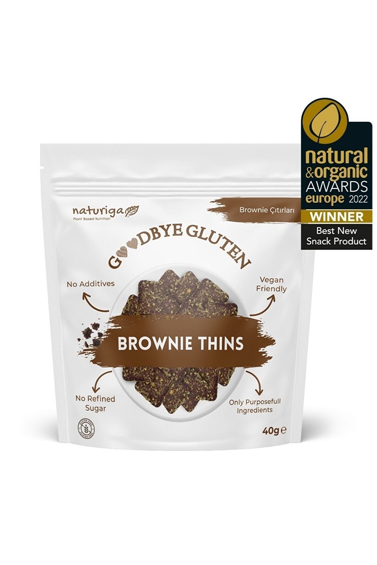 Goodbye Gluten Brownie Çıtırları 40 gr
