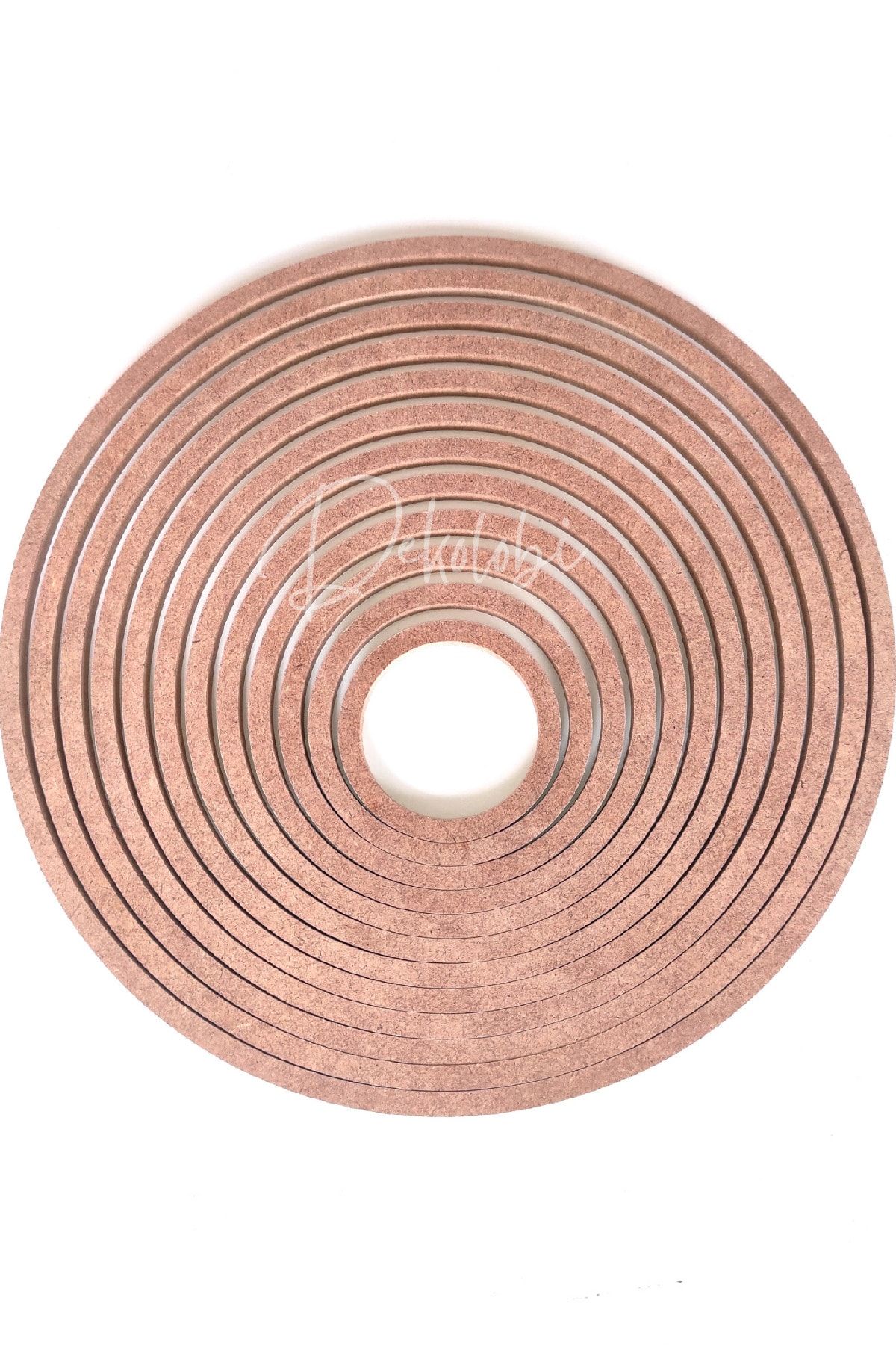 12'li Kasnak Seti 1. Kalite Ham Mdf 6 Mm Makrome Kasnağı / Düş Kapanı /rüya Kapanı 31 Cm