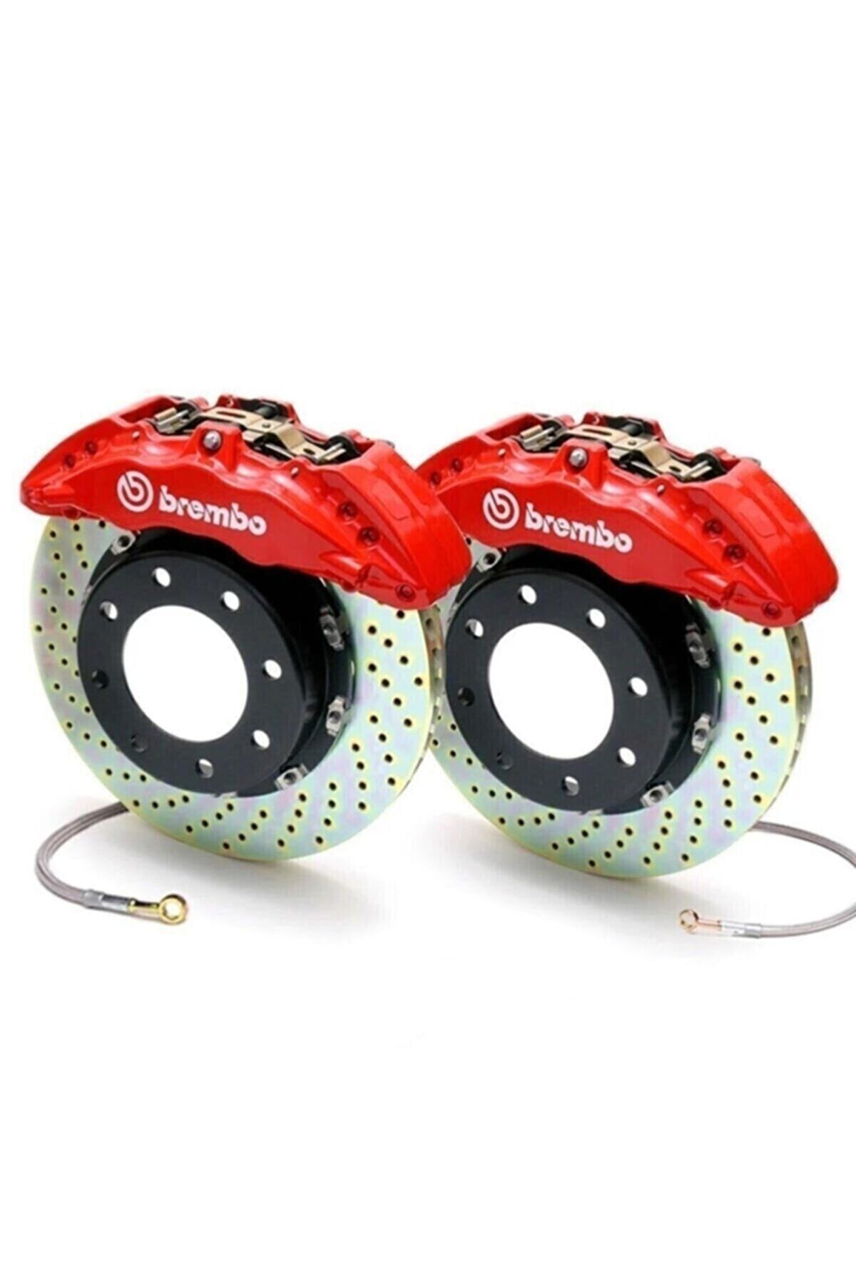 Kaliteli Kaliper Kapağı Takım (4 Adet) Kırmızı Brembo