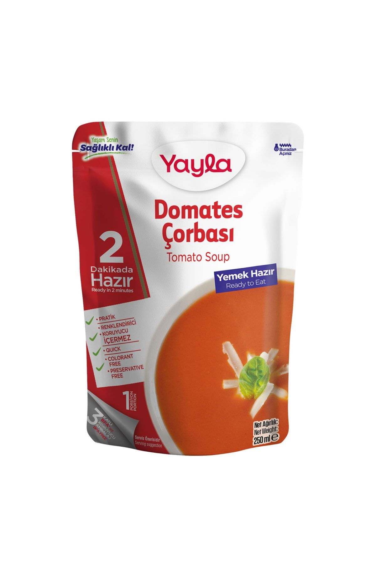 Yemek Hazır Domates Çorbası 250 gr