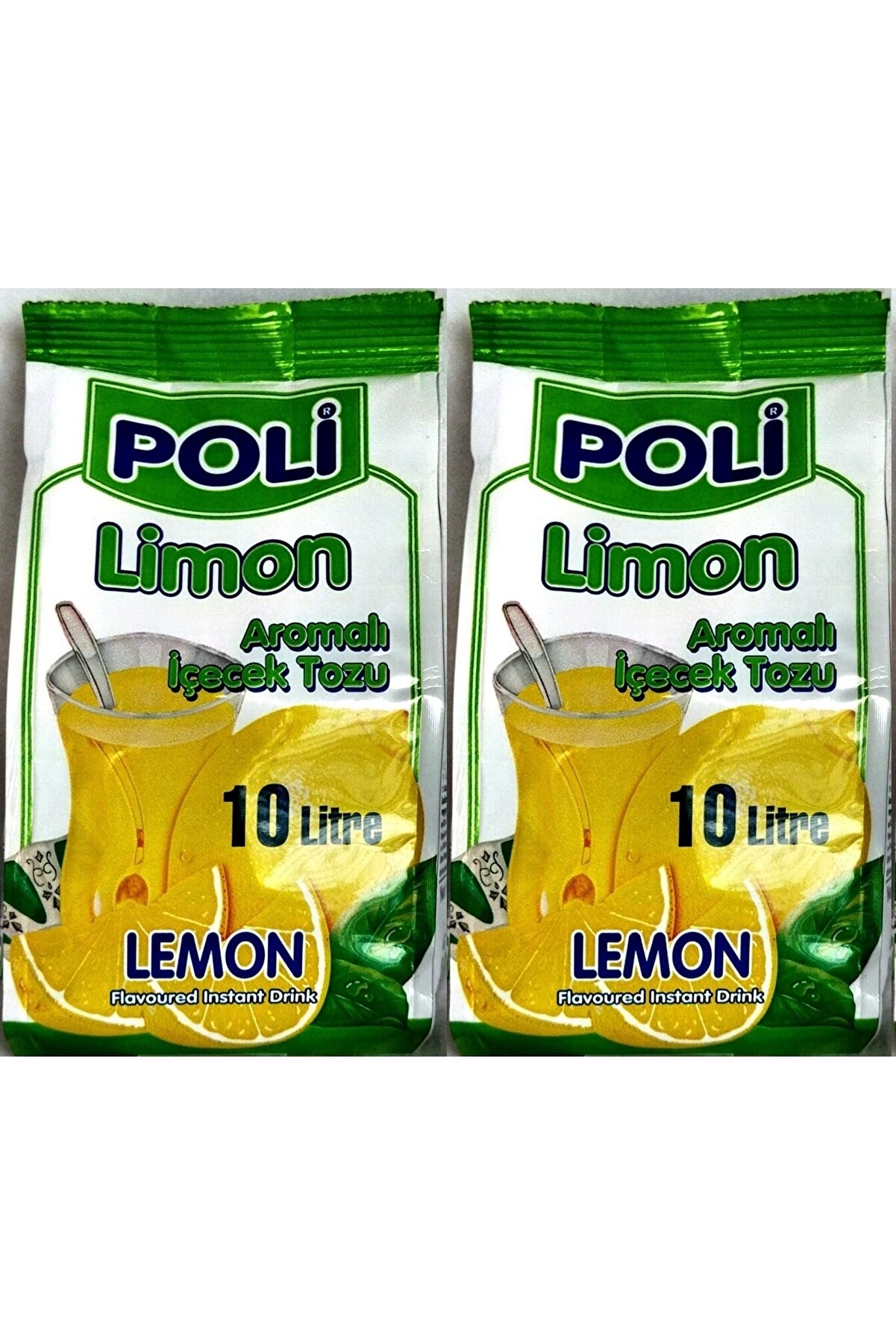 Limon Aromalı Içecek Tozu - Soğuk Toz Limonata 2 Adet X 10litre