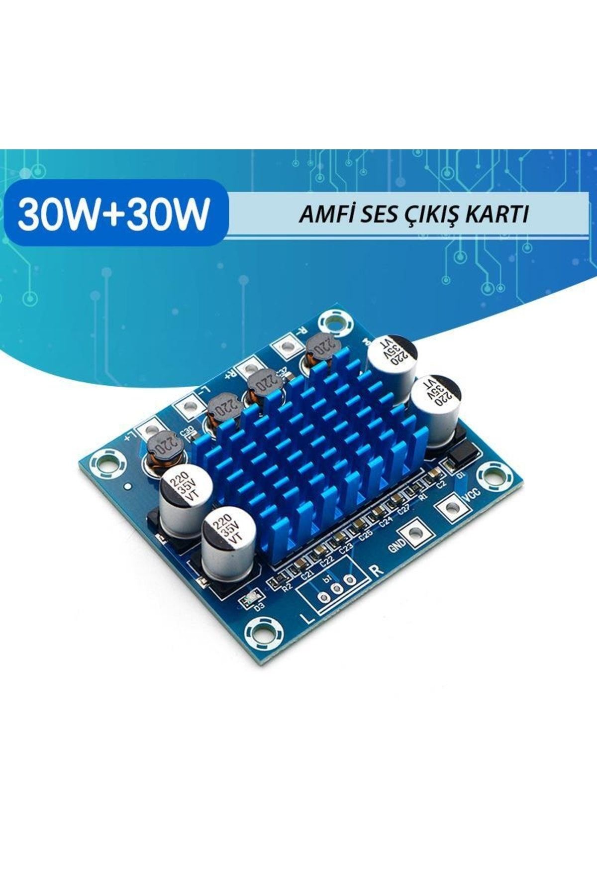 Tpa3110 Dijital Stereo Anfi 2x 30w 2.0 Amfi Devresi Kartı Bordu