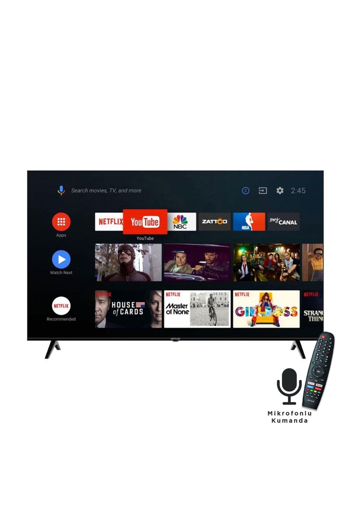 OV32F700 32" 81 Ekran Uydu Alıcılı HD Ready Android Smart LED TV