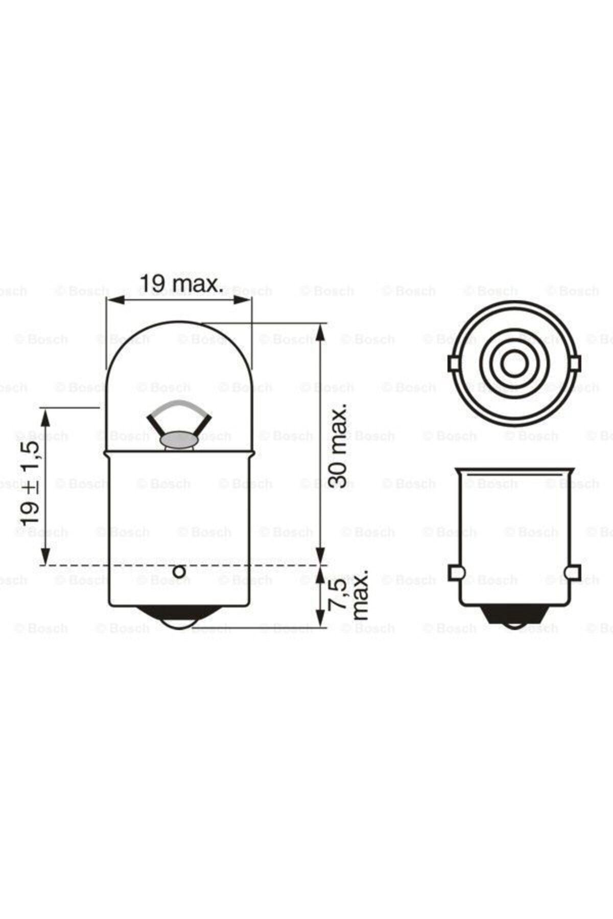 1987302815 Ampul Geri Vites Ve Park Eco 12 V R5w 5 W Ba15s