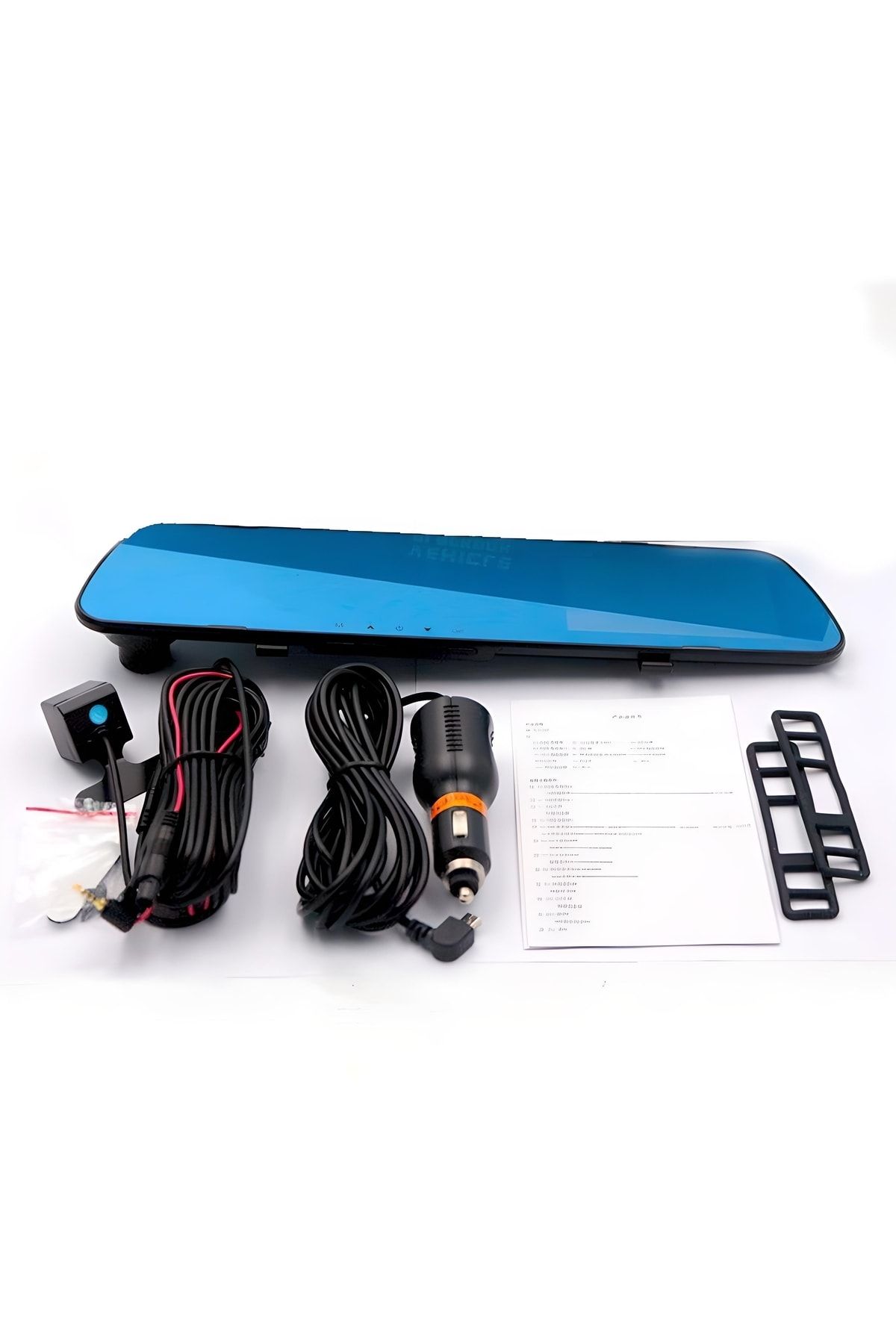 Mb-600 Fullhd Araç Içi Yol Kayıt Geri Görüş Park Kamerası. Gece Görüş Dikiz Ayna Kamera. Araç Kamera