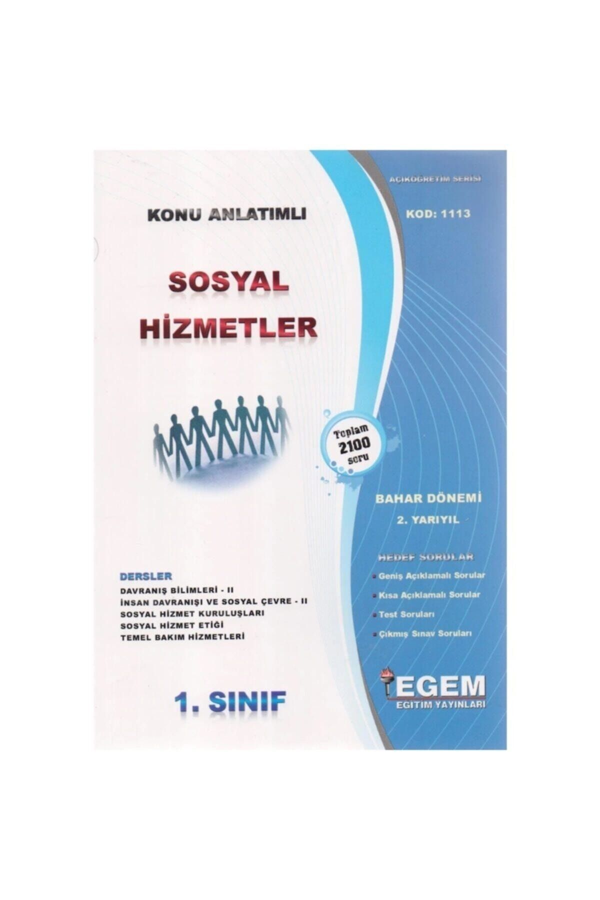 Aöf Sosyal Hizmetler 1.sınıf 2.yarıyıl Bahar Dönemi Son Baskı