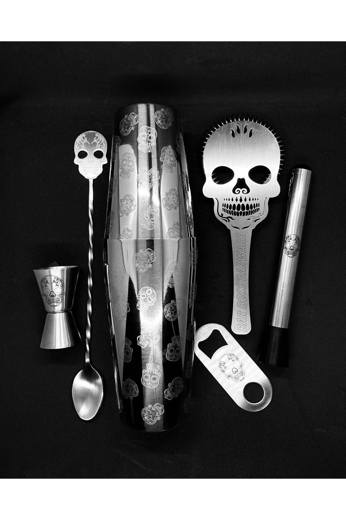 Skull Kokteyl Seti
