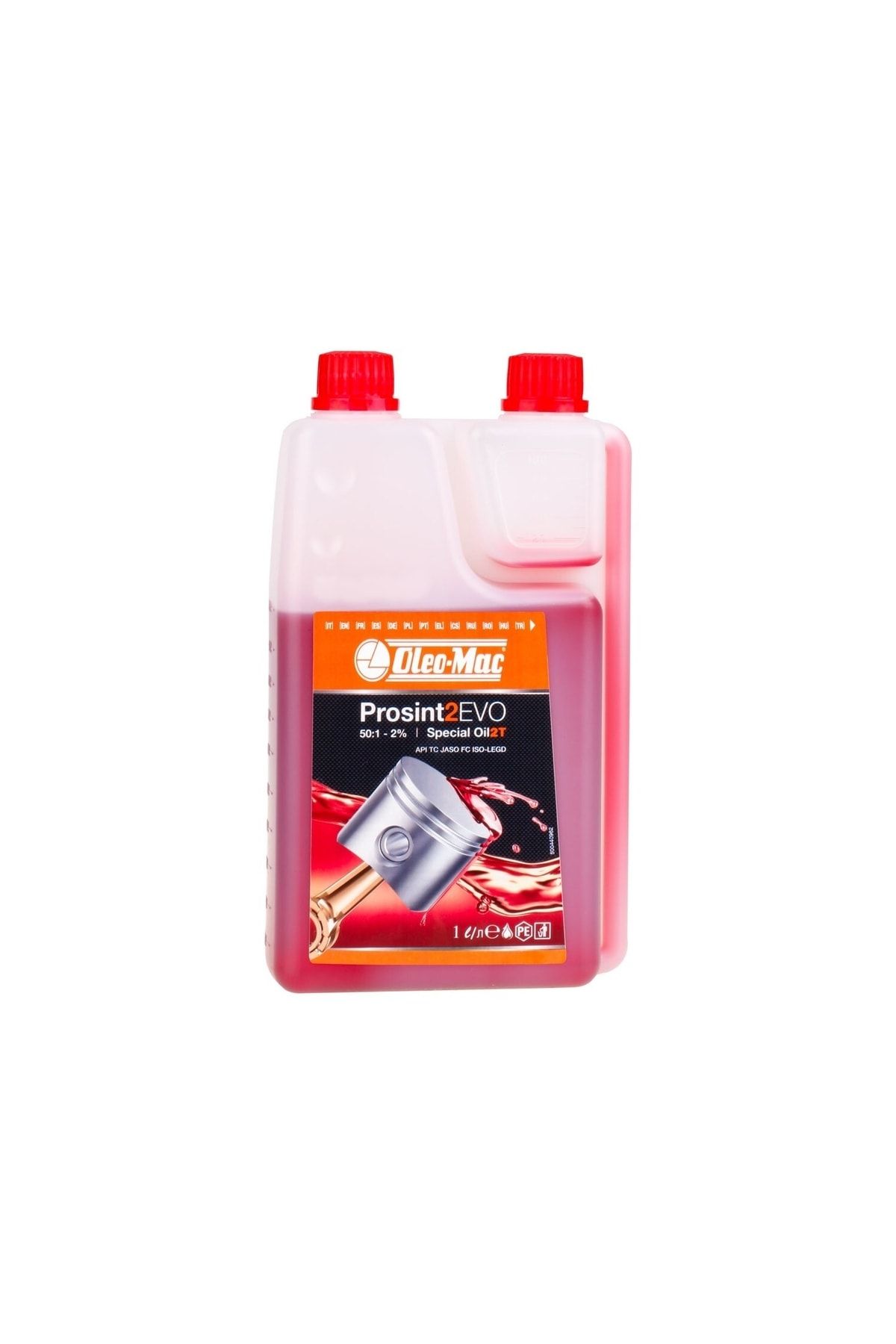 Prosint 2 Evo 2t Ölçekli Motor Yağı 1 litre 2 Zamanlı Motor'lar Için Benzine Karışan Yağ