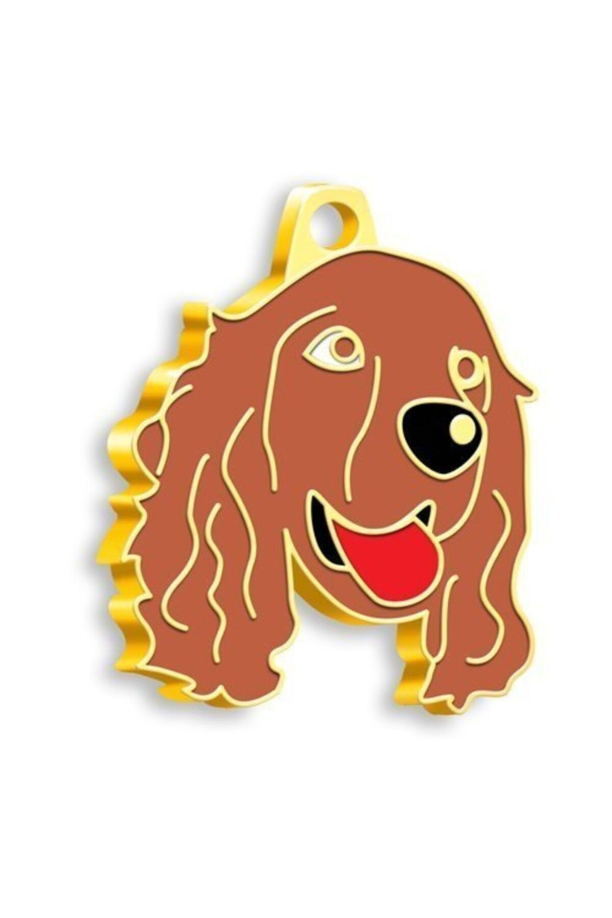24 Ayar Altın Kaplama Cocker Köpek Künyesi