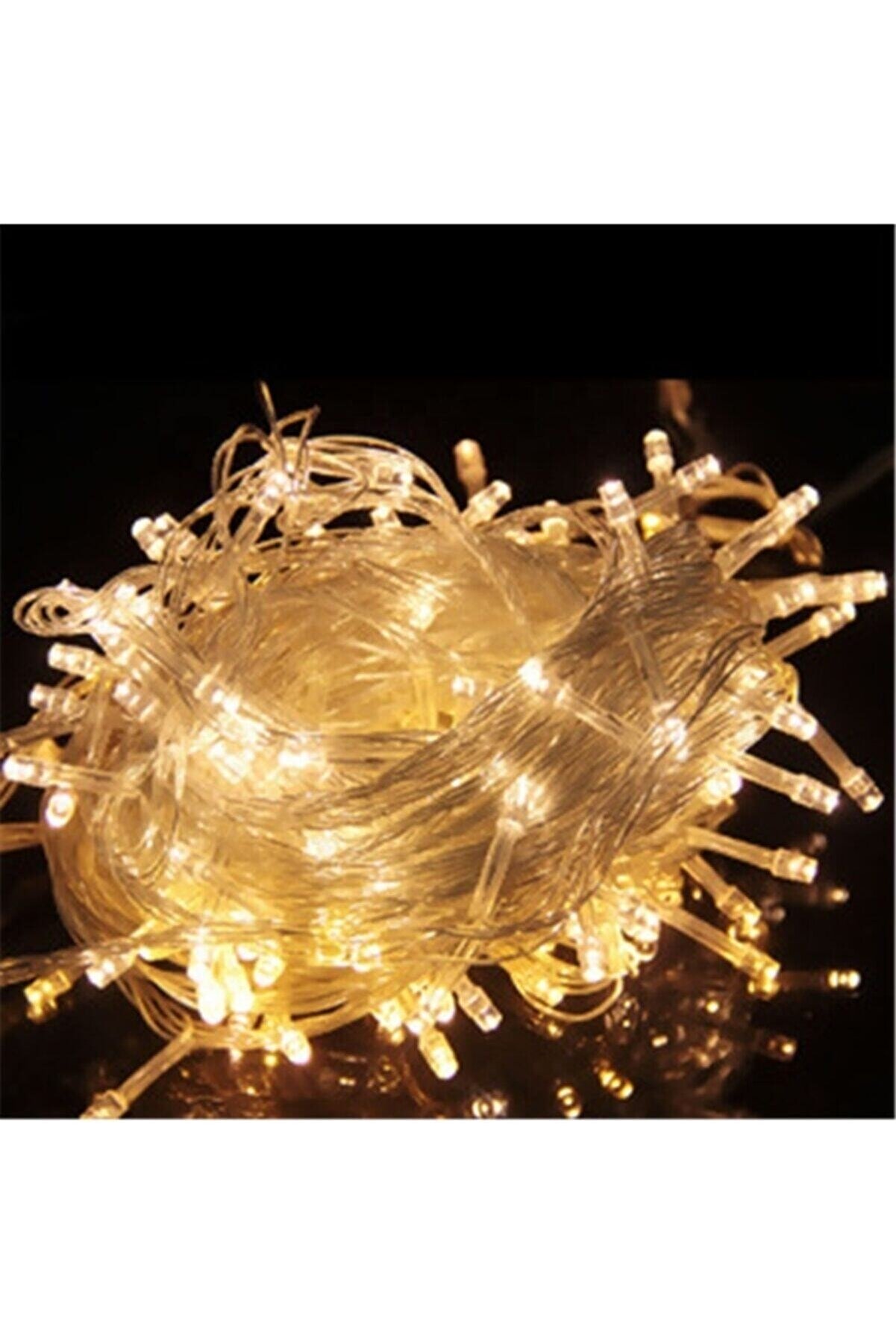 Sl-1010 Günışığı 100 Ampüllü 10 Metre Pirinç Işık Işık Yılbaşı Işık Dekoratif Süsleme