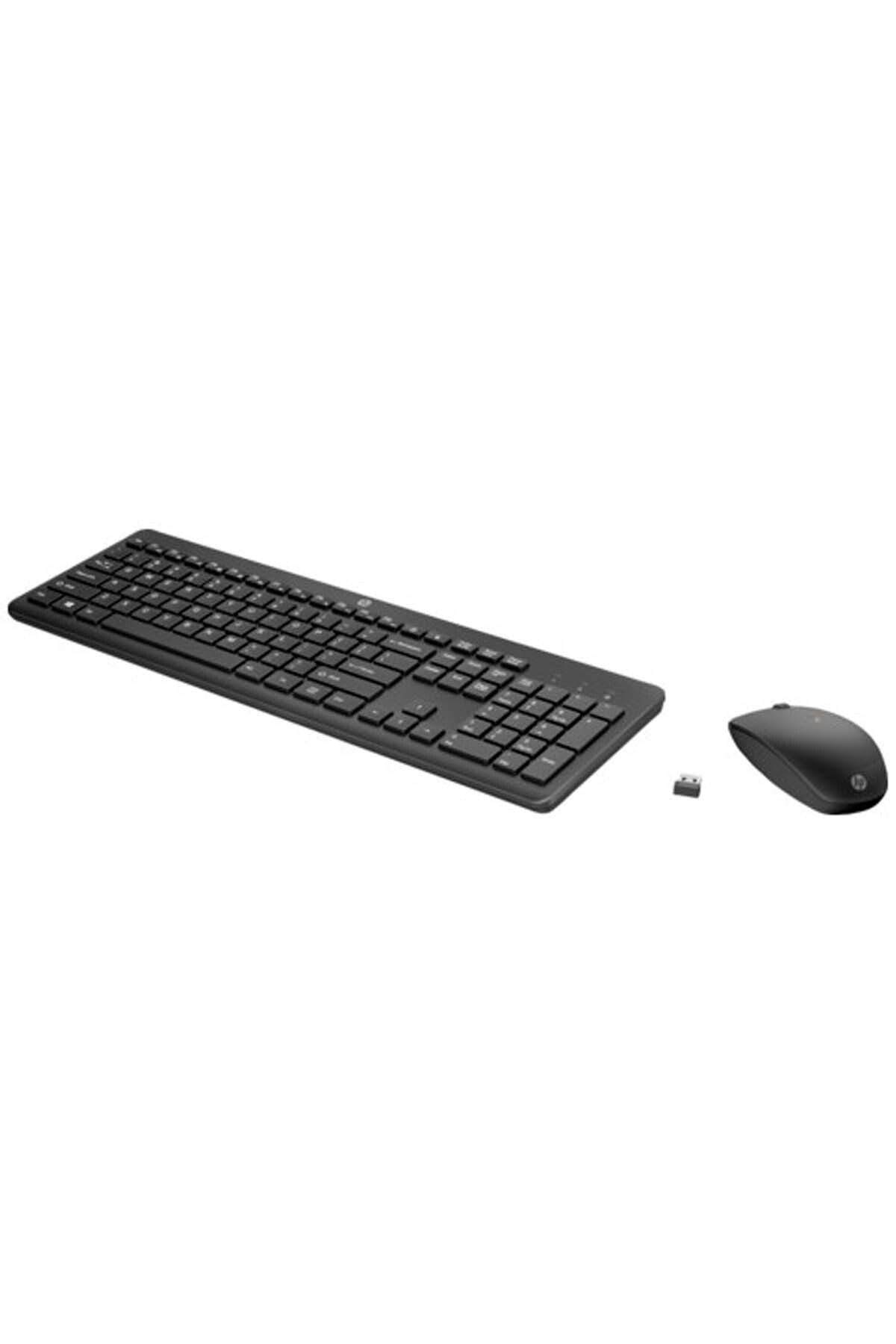 230 Kablosuz Klavye Mouse Kombo Set Türkçe Siyah 18h24aa