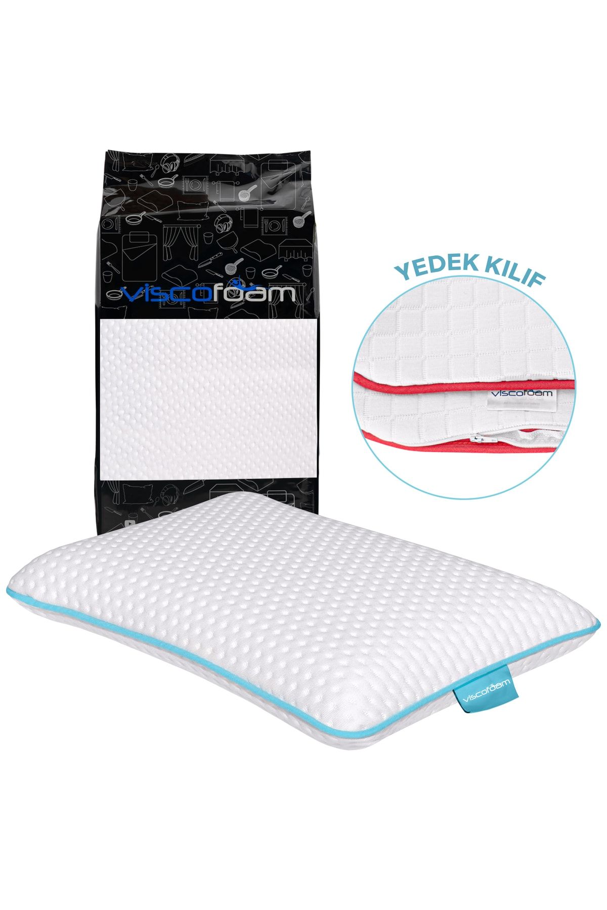 Ortopedik Bebek Yastığı Visco Bebek Yastığı 45 X 30 X 8 Cm