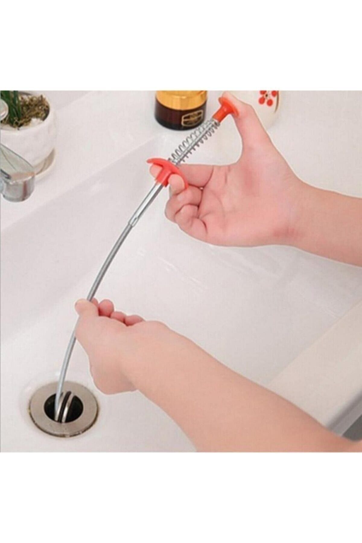 Mutfak Banyo Lavabo Küvet Gider Tıkanıklık Açıcı Tahliye Aparatı