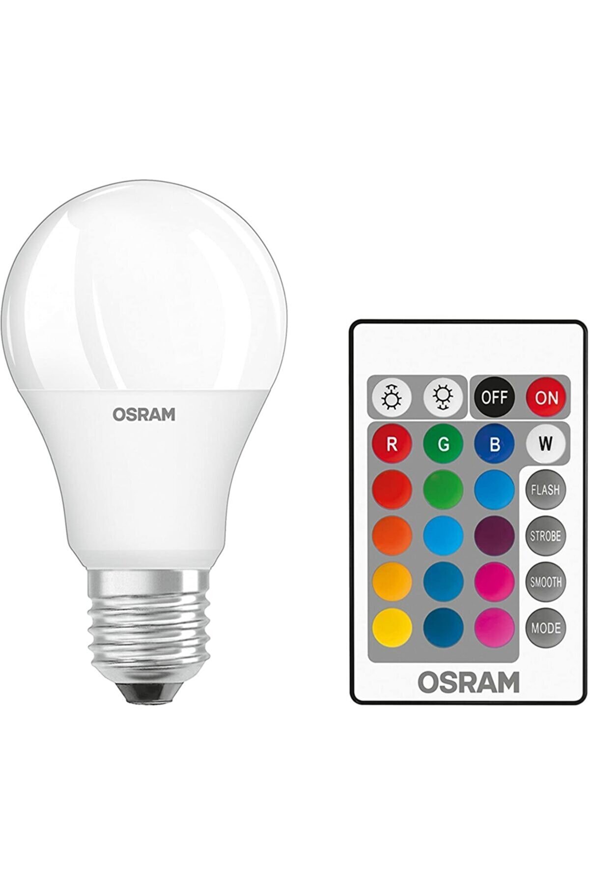 Led Uzaktan Kumandalı Renk Değiştiren 9w Beyaz Sarı Dim Edilebilir