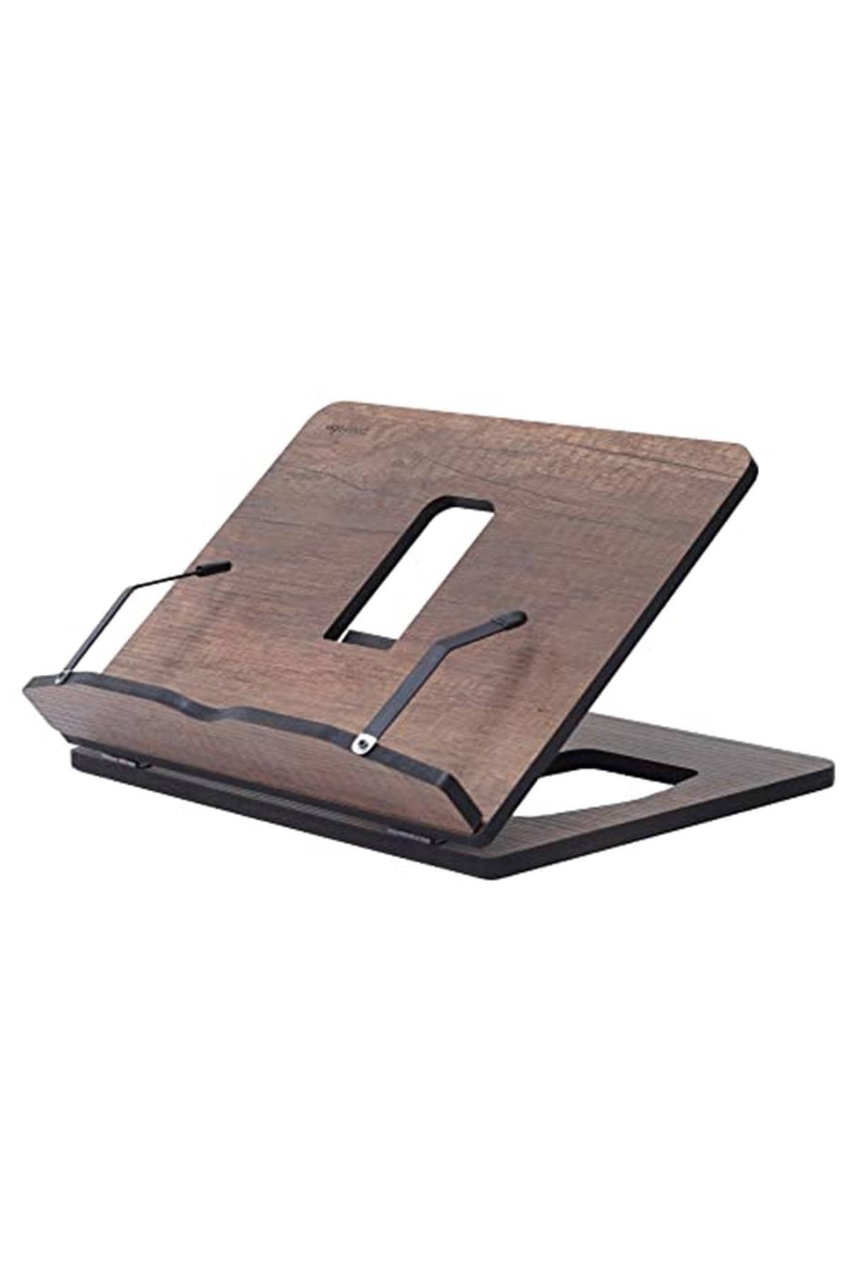 Ahşap Kitap Okuma Standı Büyük Boy Tablet Standı Kitap Tutucu Rahle (CEVİZ)