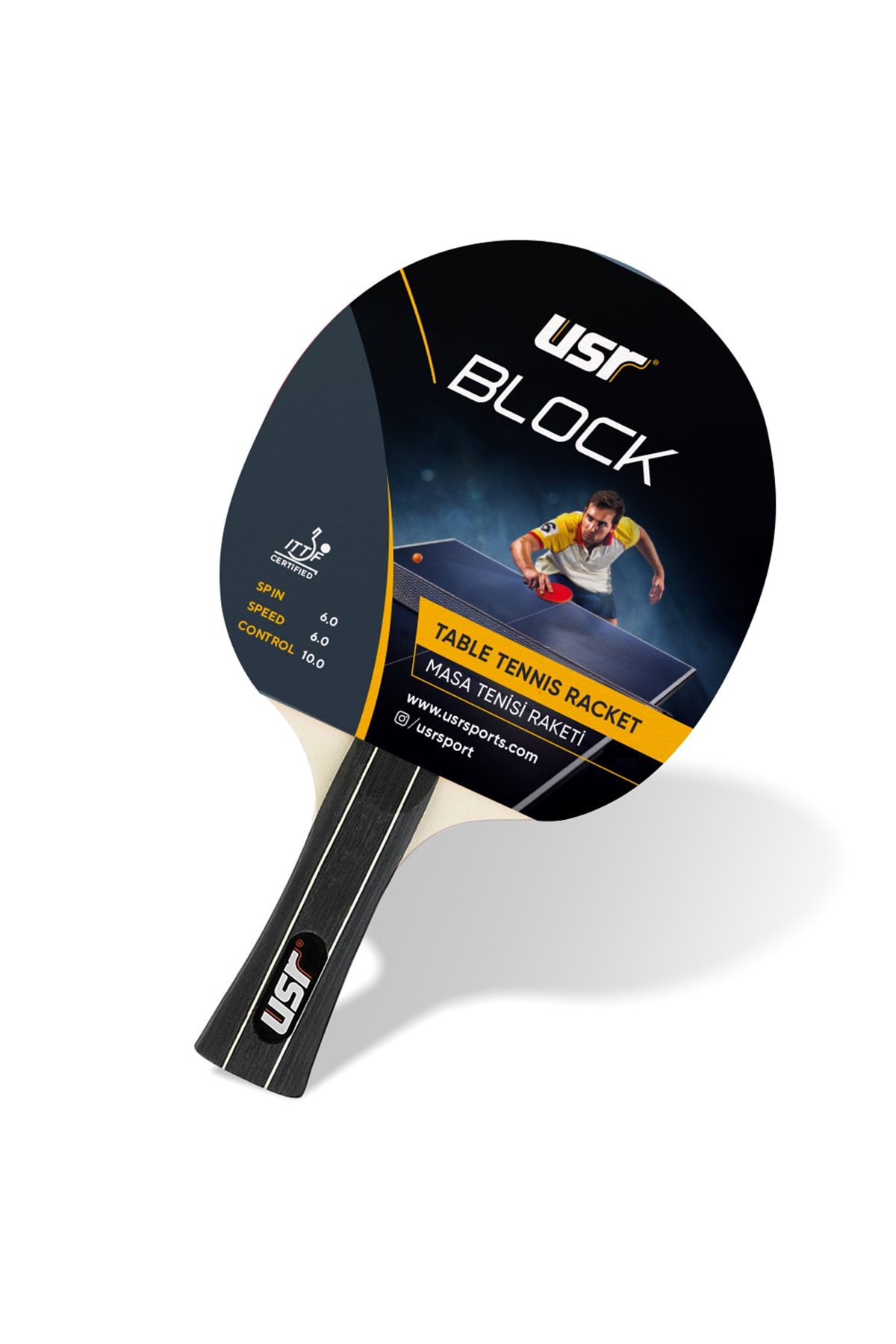 Block ITTF Onaylı Masa Tenisi Raketi