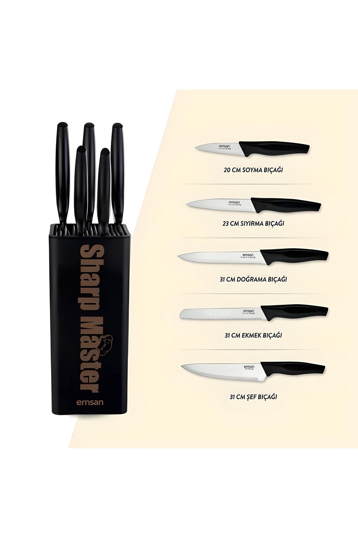 Sharp Master 6 Parça Bıçak Seti