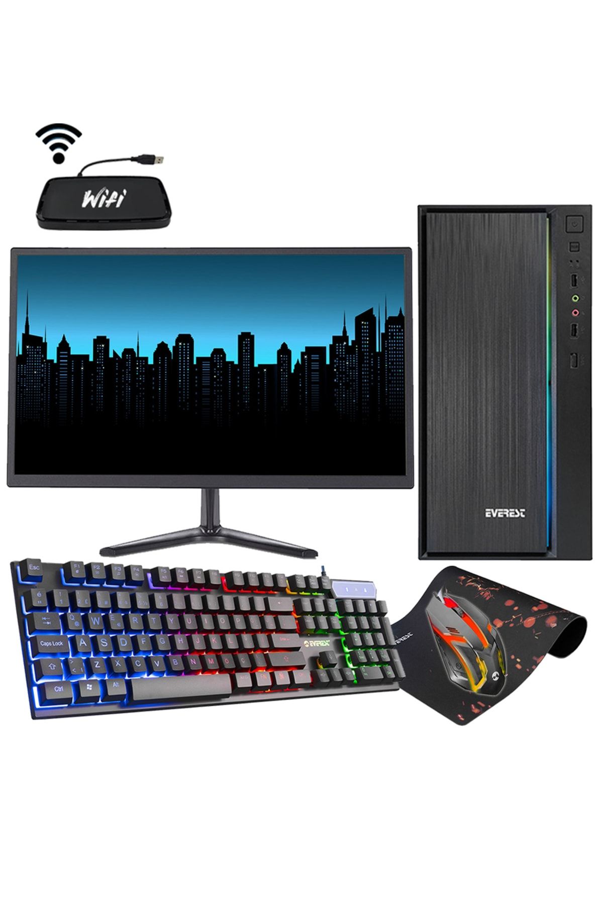 Max20 i5-3470 3,20GHz 8GB Ram 256GB SSD 18.5" Full Set Masaüstü Ofis Bilgisayarı
