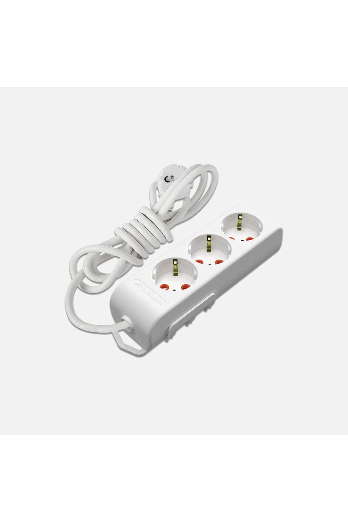 3'lü Grup Priz 2mt Lik Topraklı Grup Priz // Ri-tech //çoçuk Korumalı// 2 Metre