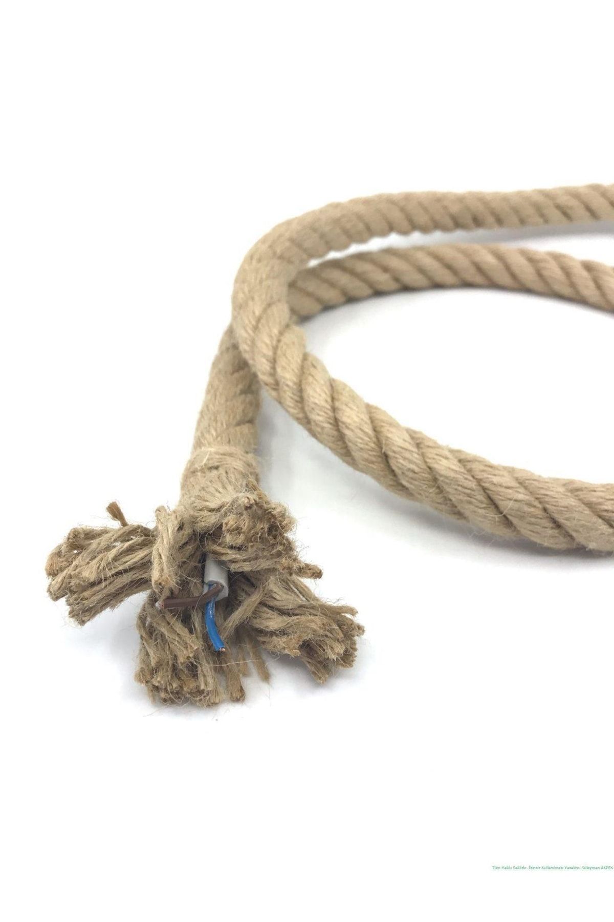 16 Mm Kablolu Jüt Halat 5 Metre