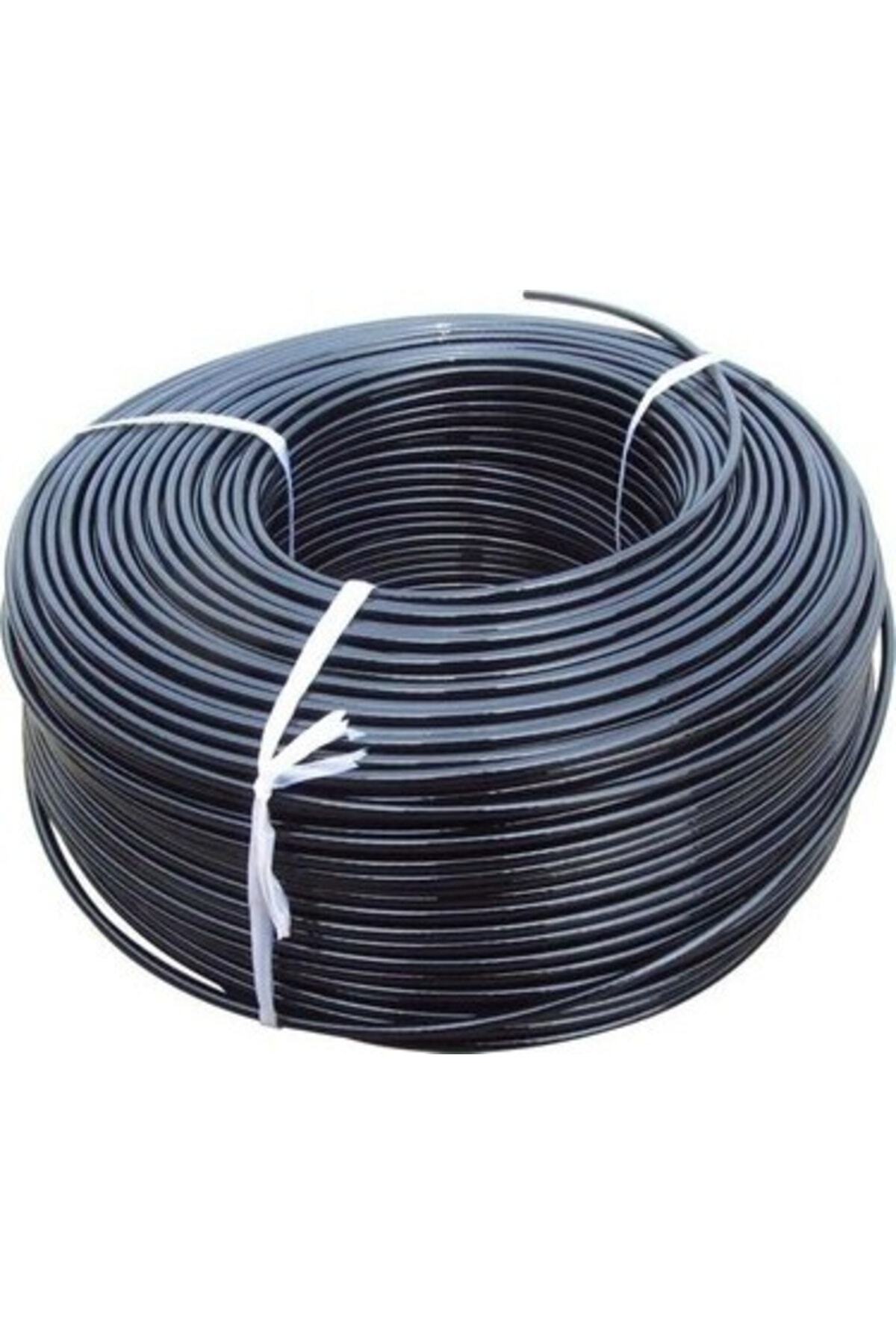 6 Mm Siyah Izoleli Çelik Sporcu Halatı 30 M