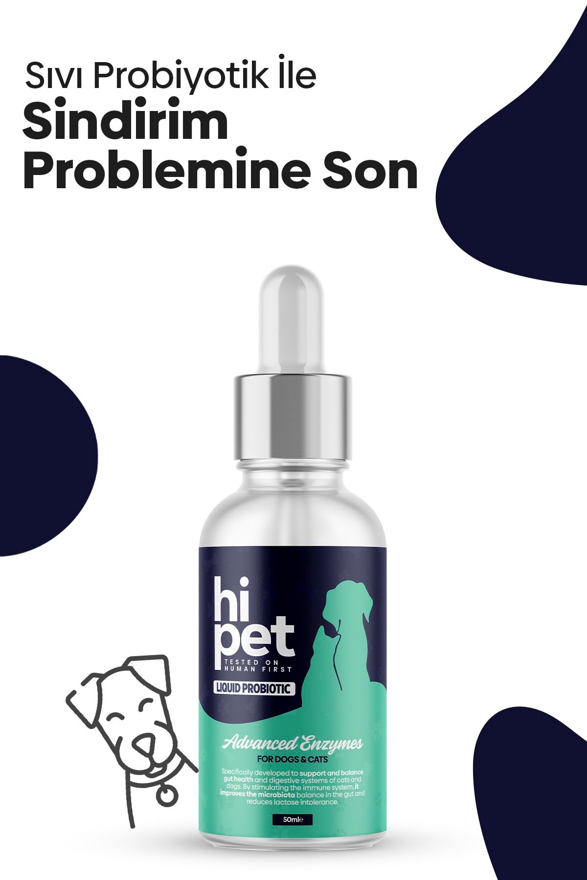 Sıvı Probiyotik Köpek Probiyotik 50 ml